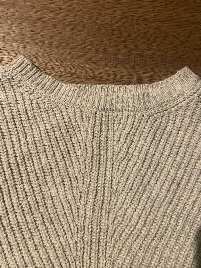 EUC: Ardene Light Grey Ribbed Knit High-Low Sweater Size XS - photo 5