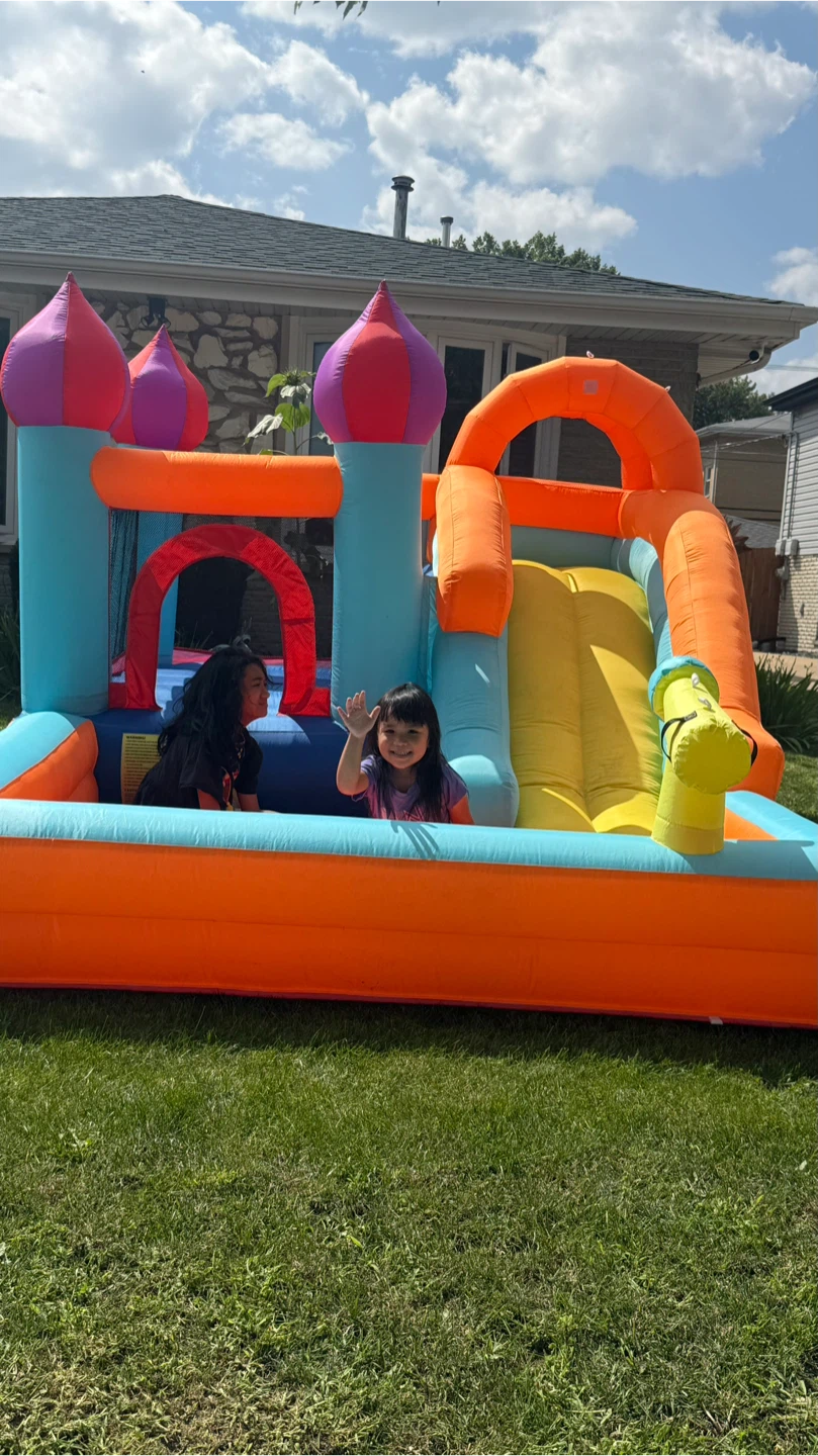 Inflatable Castle Bouncer with Slide