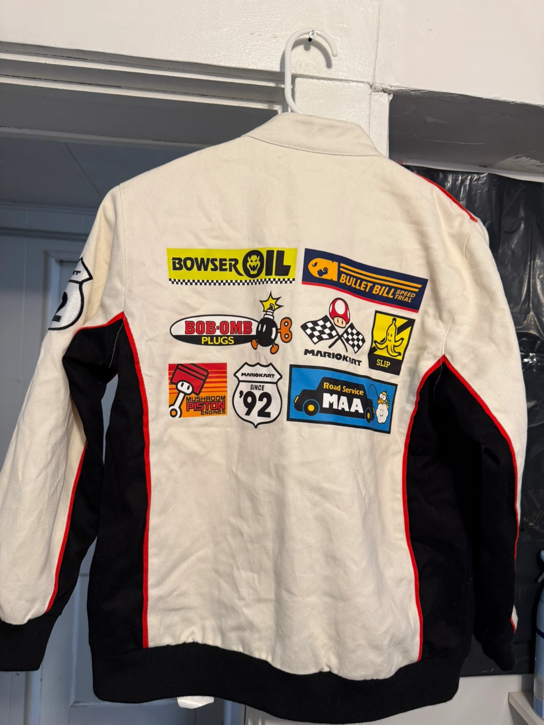 Mario Kart Canvas Racing Jacket Kids - White M/L - photo 5