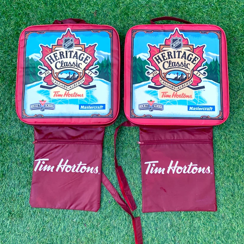 2011 NHL Heritage Classic Hockey Seat Cushions Calgary Sports