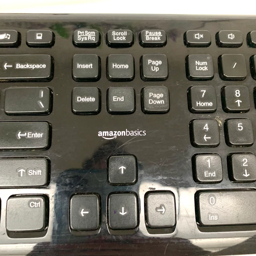 Wired USB Keyboard Full Size External Computer PC Laptop - photo 4
