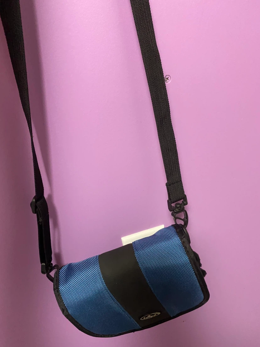 Intec blue and black small messenger bag - photo 2