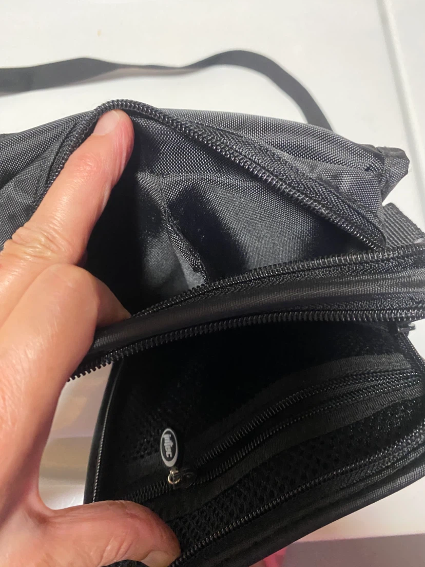 Intec blue and black small messenger bag - photo 4