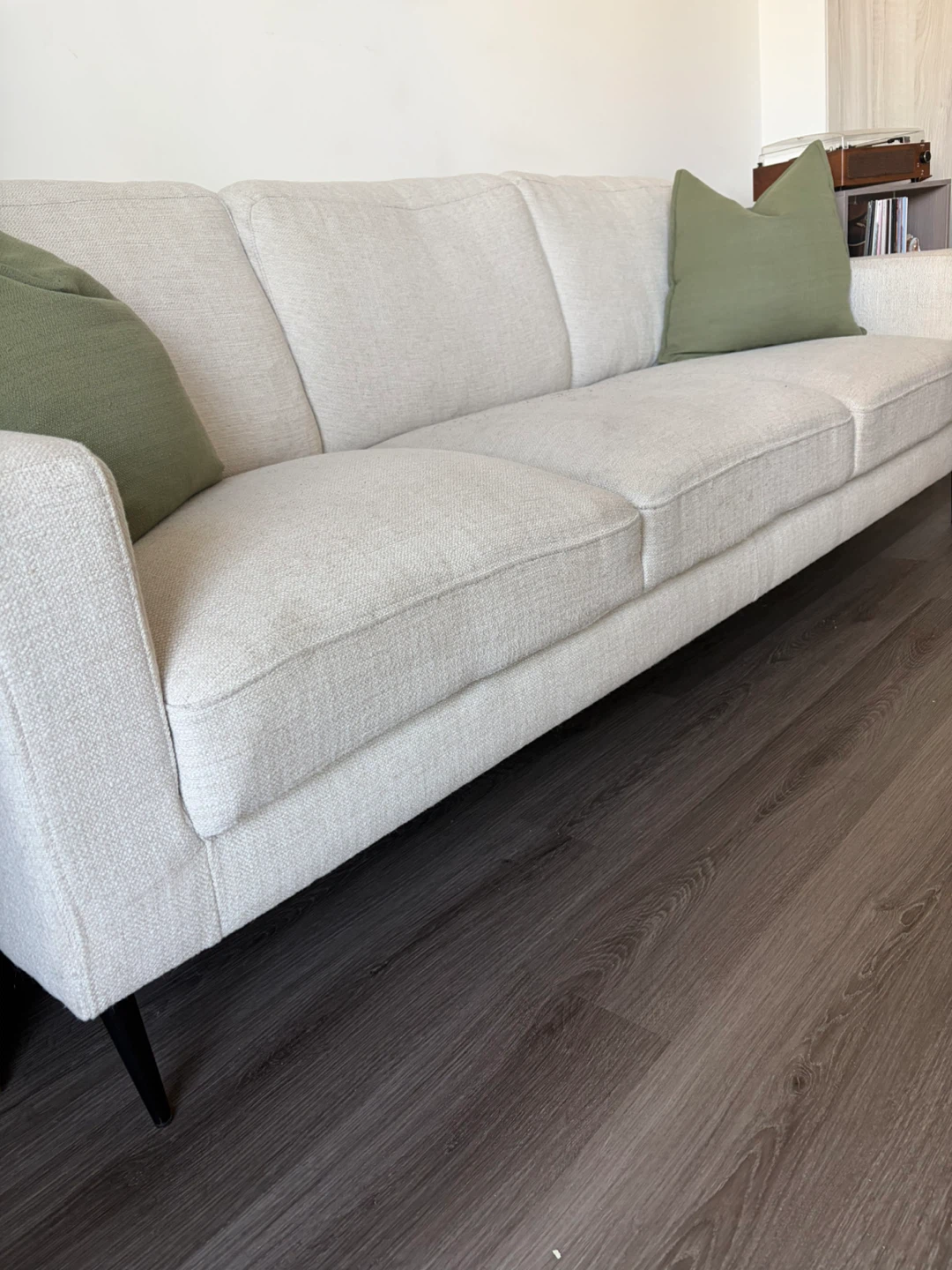 Modern Cream 3-Seater Sofa - photo 3
