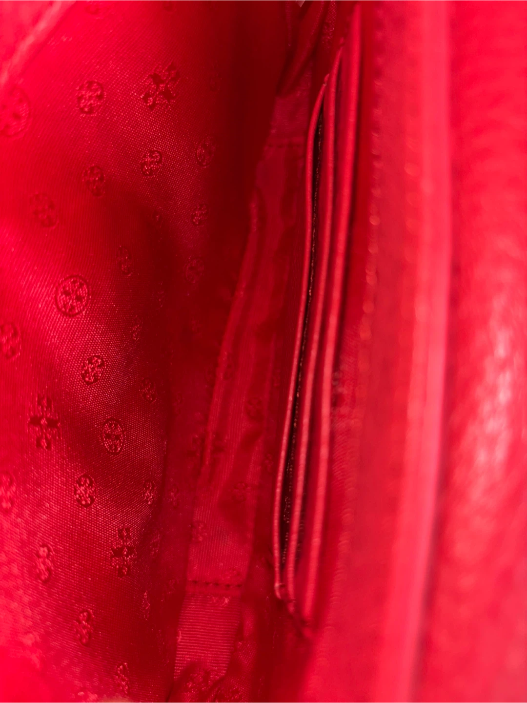 Tory Burch Red Leather Chain Crossbody Bag - photo 3