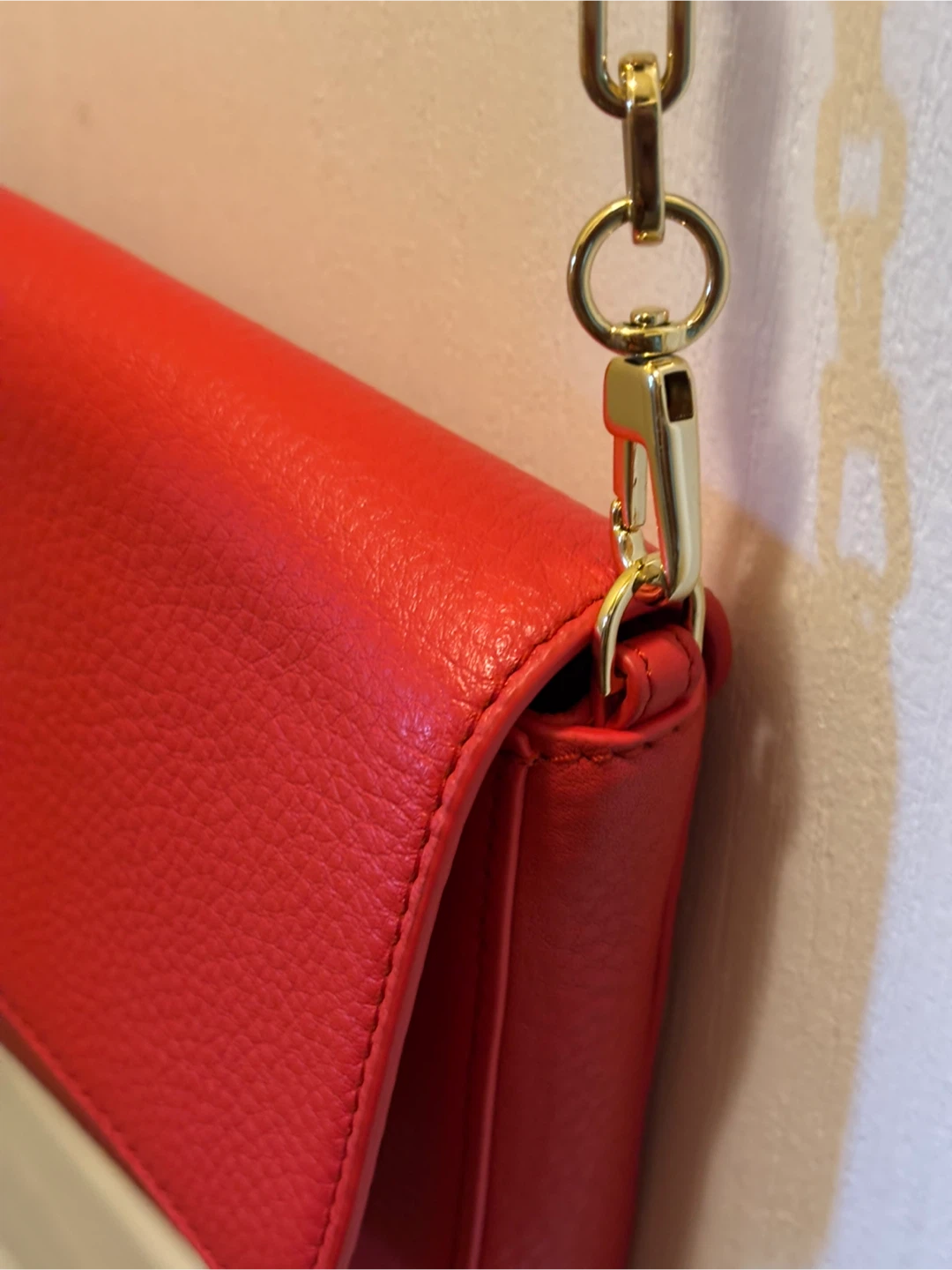 Tory Burch Red Leather Chain Crossbody Bag - photo 4
