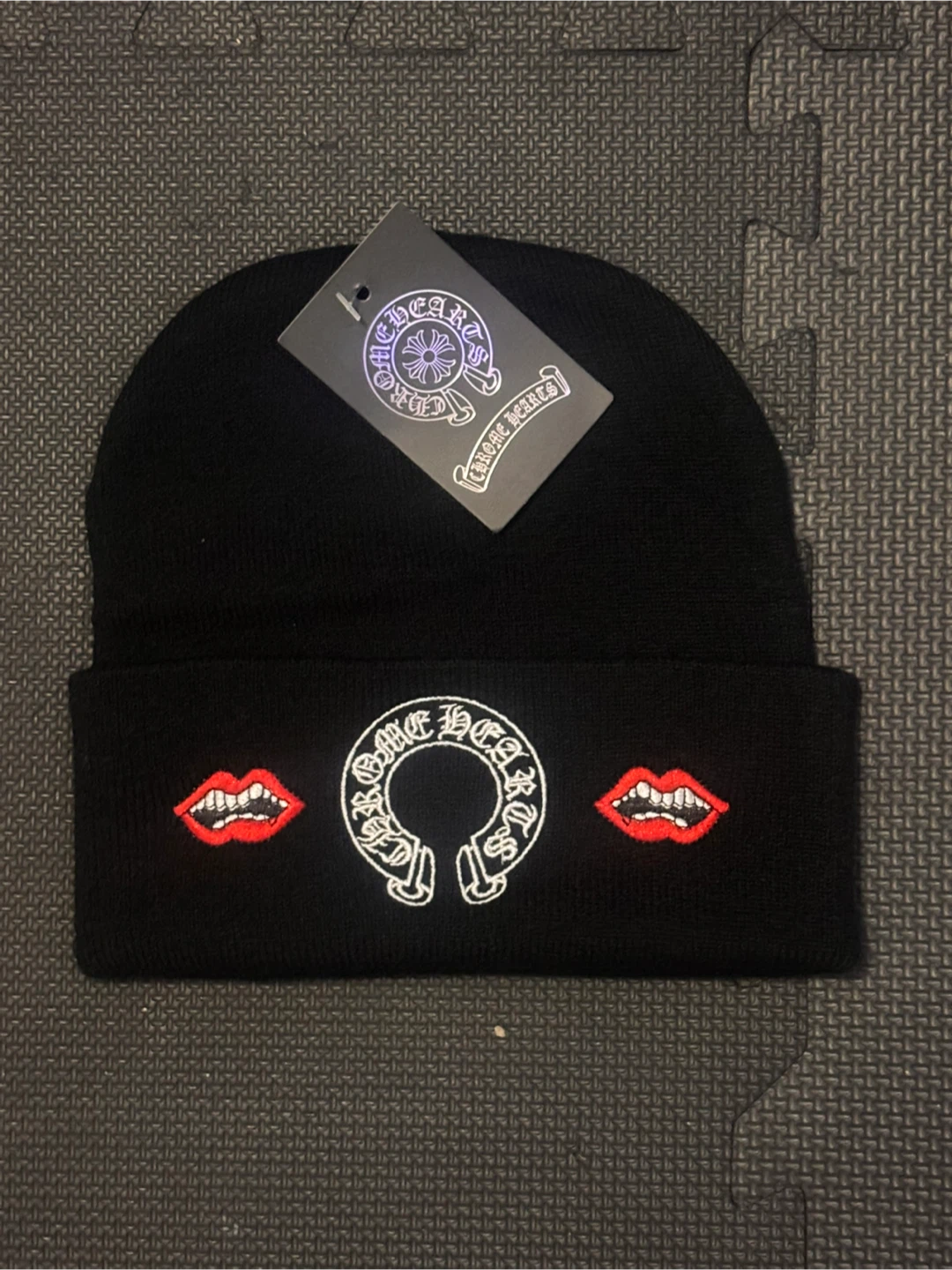 Chrome Hearts Black Beanie