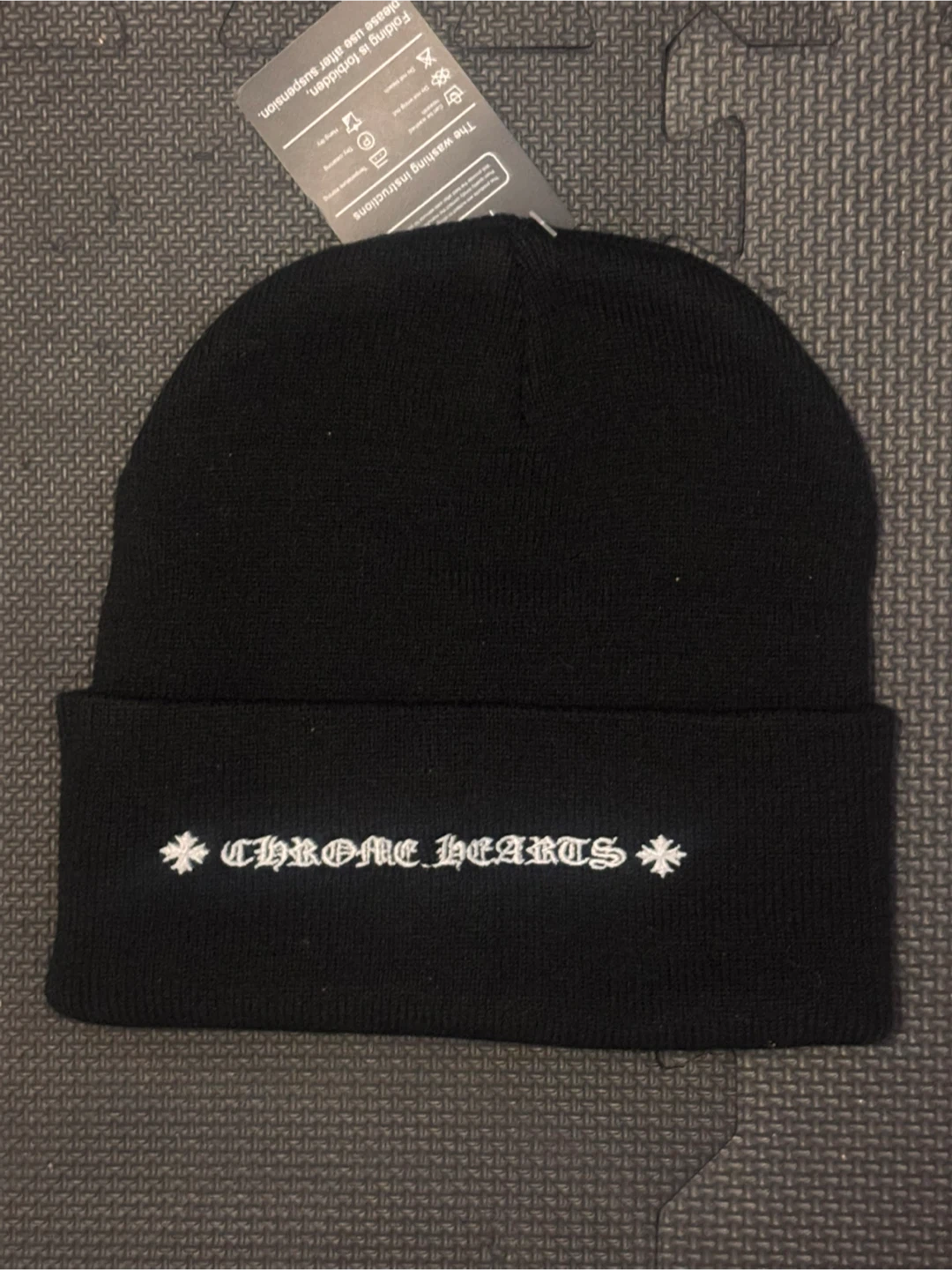 Chrome Hearts Black Beanie - photo 2