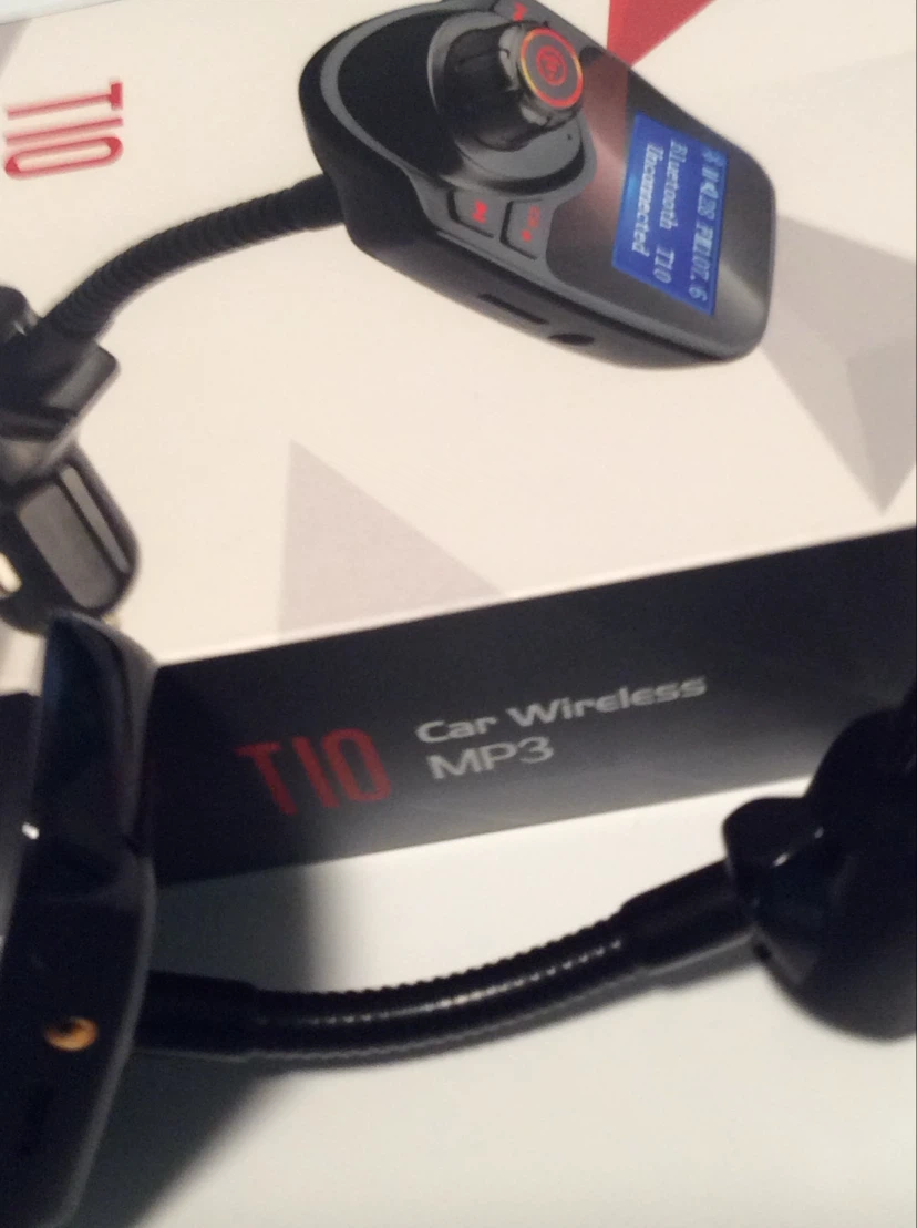 T10 Car Wireless MP3 Bluetooth FM Transmitter - photo 5