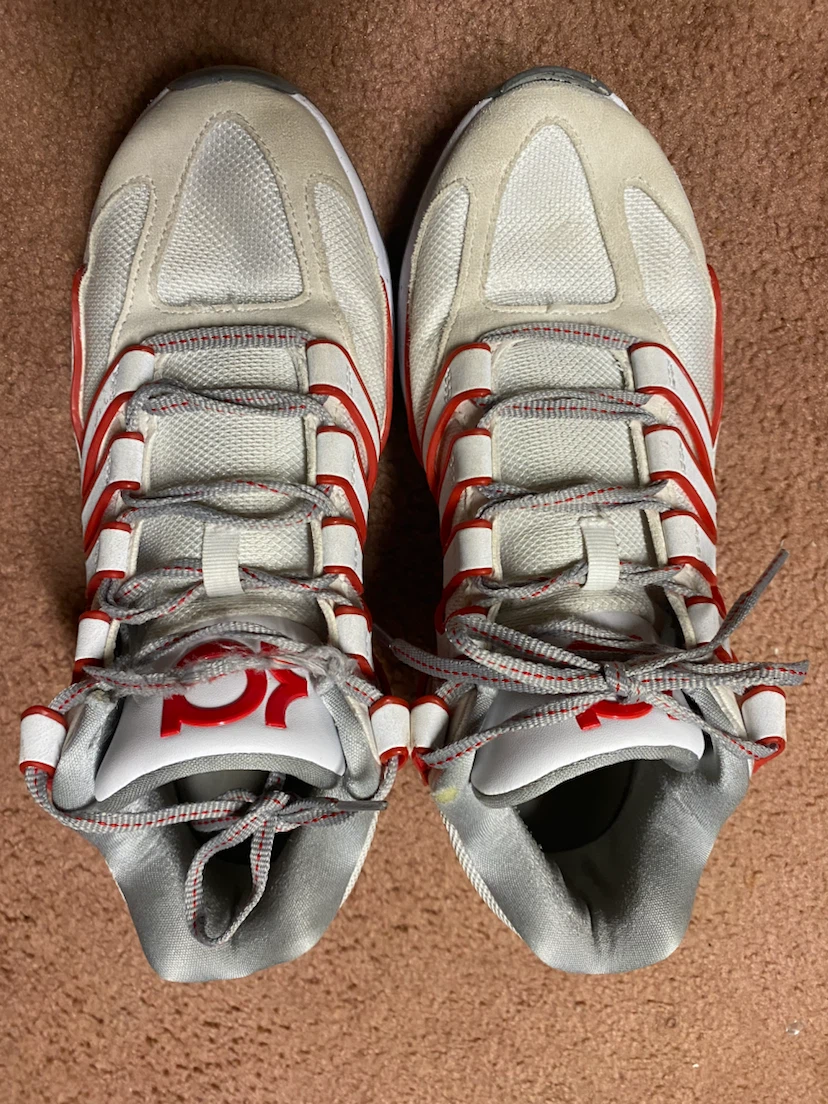 Nike KD 18 White University Red