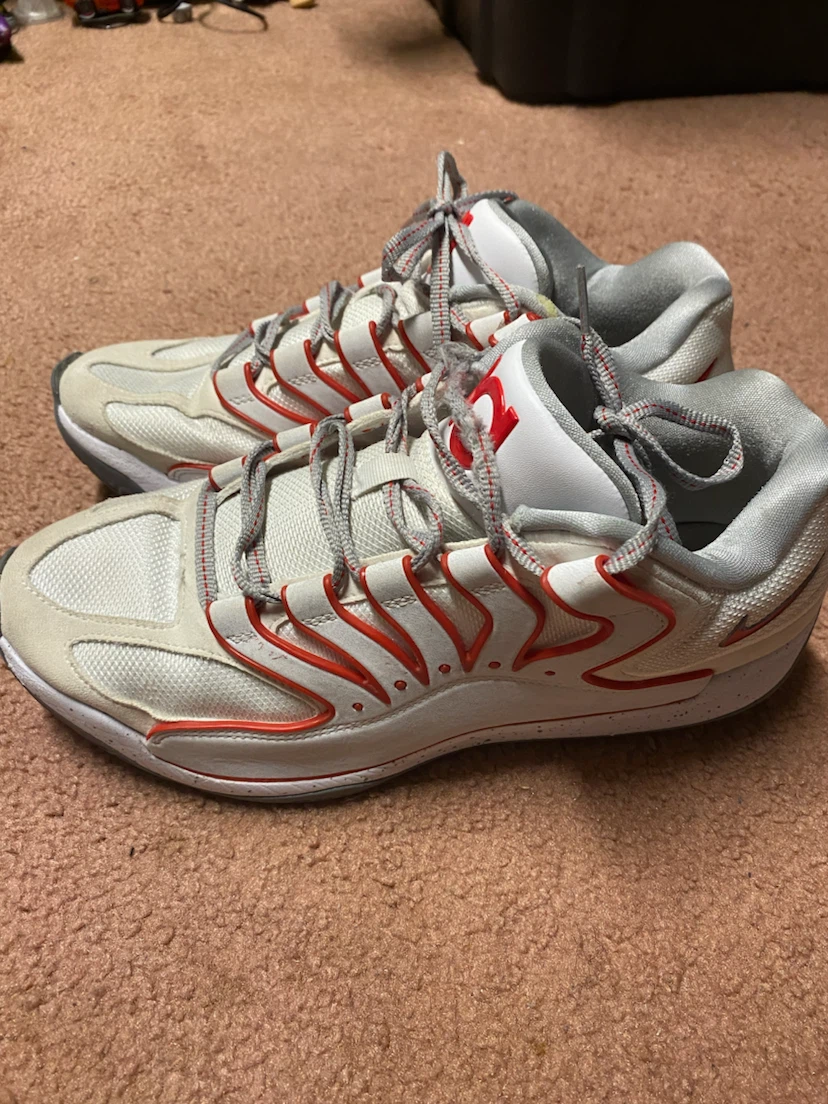 Nike KD 18 White University Red - photo 2