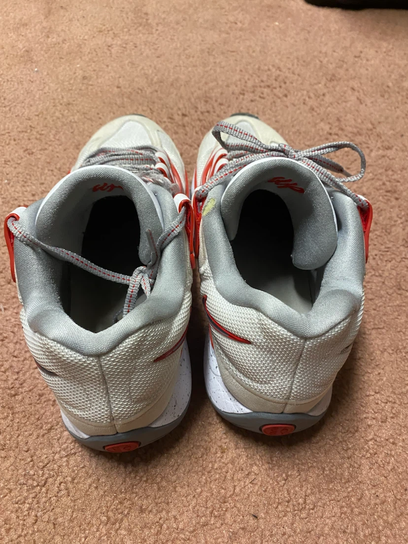 Nike KD 18 White University Red - photo 3