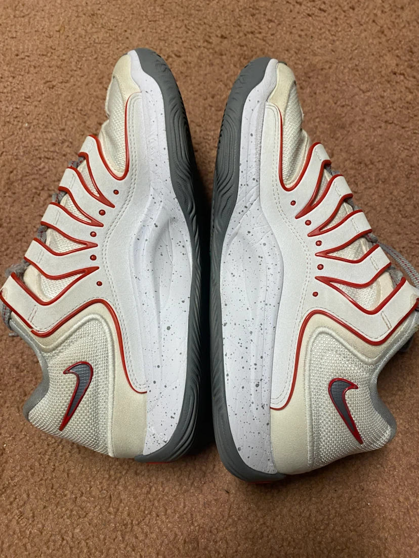 Nike KD 18 White University Red - photo 4