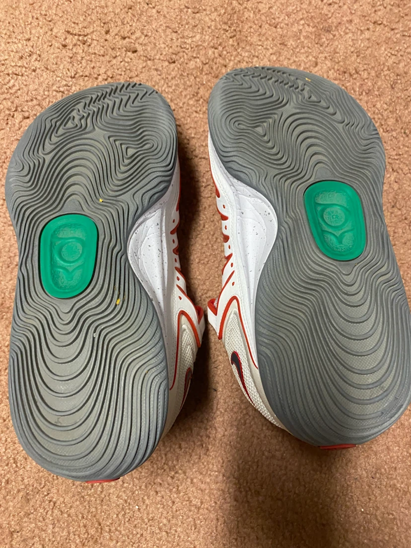Nike KD 18 White University Red - photo 5