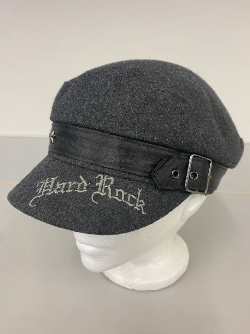 Hard Rock grey wool newsboy cap - photo 2