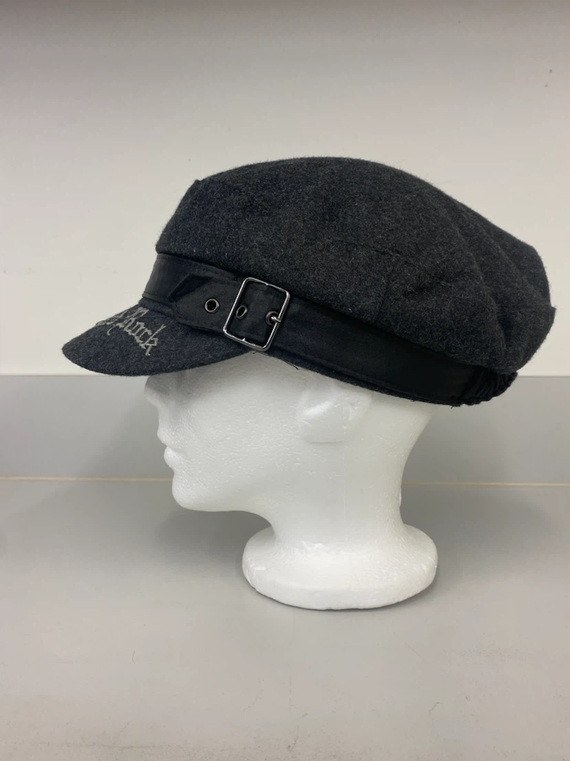 Hard Rock grey wool newsboy cap - photo 3