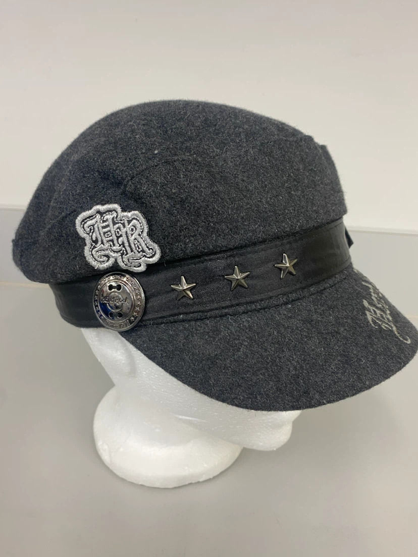 Hard Rock grey wool newsboy cap - photo 4