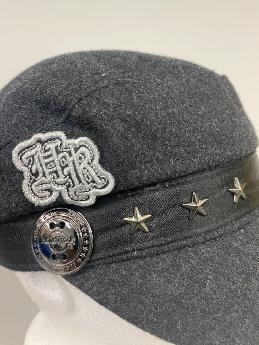 Hard Rock grey wool newsboy cap - photo 5