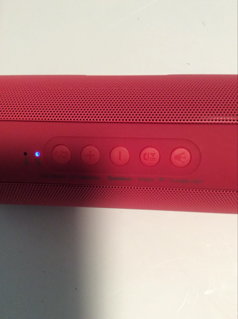 Red Portable Bluetooth Speaker with TF Function - photo 2