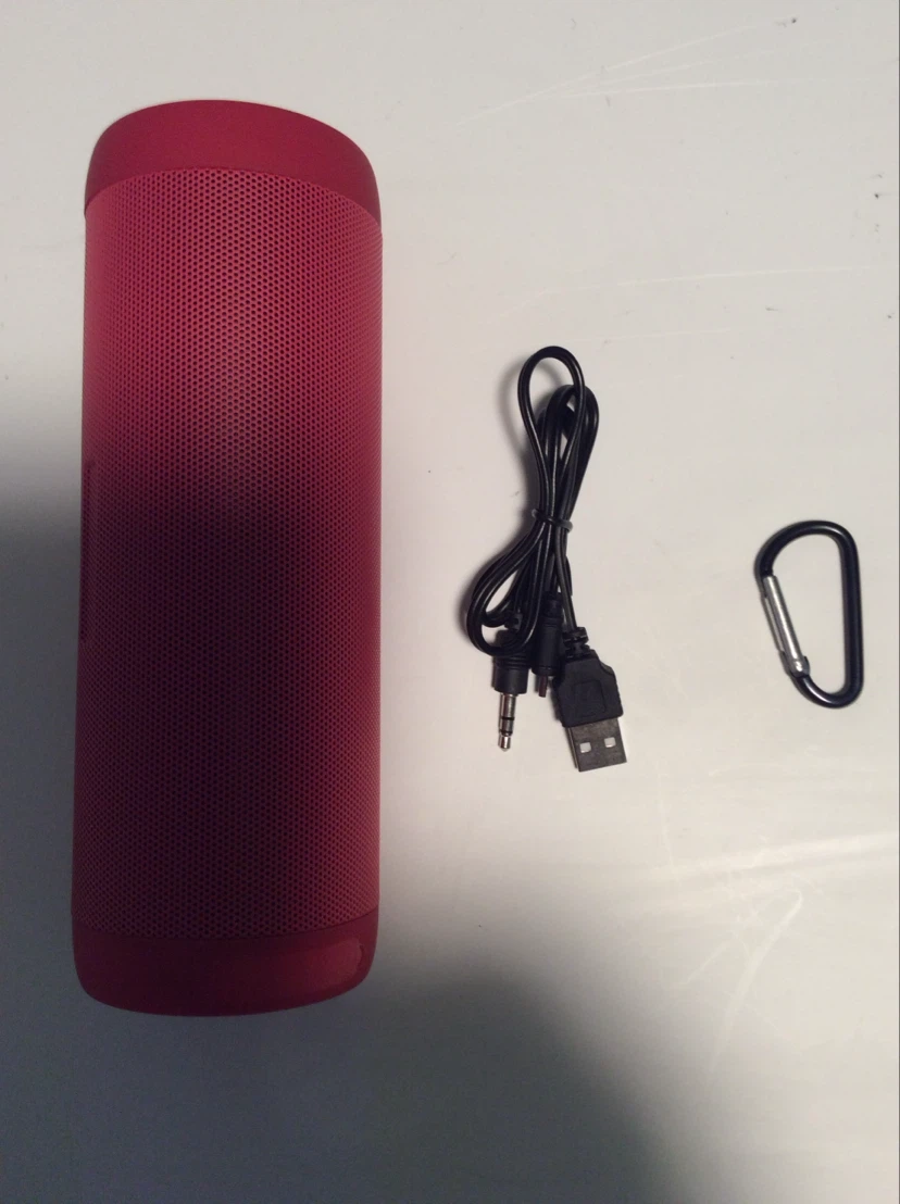 Red Portable Bluetooth Speaker with TF Function - photo 3