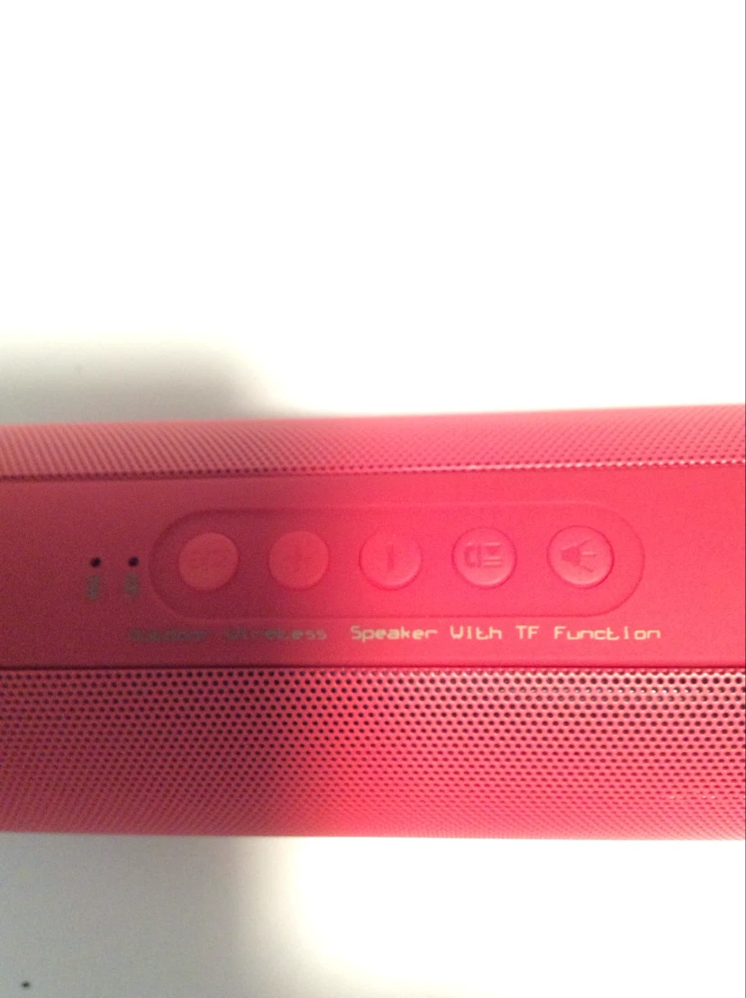 Red Portable Bluetooth Speaker with TF Function - photo 4