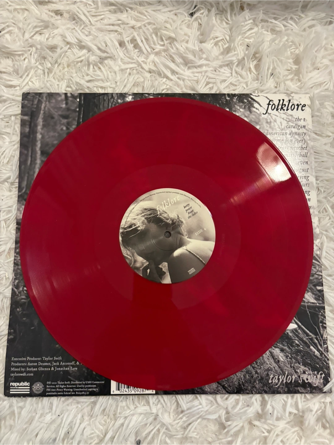 Taylor Swift Folklore Target Exclusive Red Vinyl❤️ - photo 5