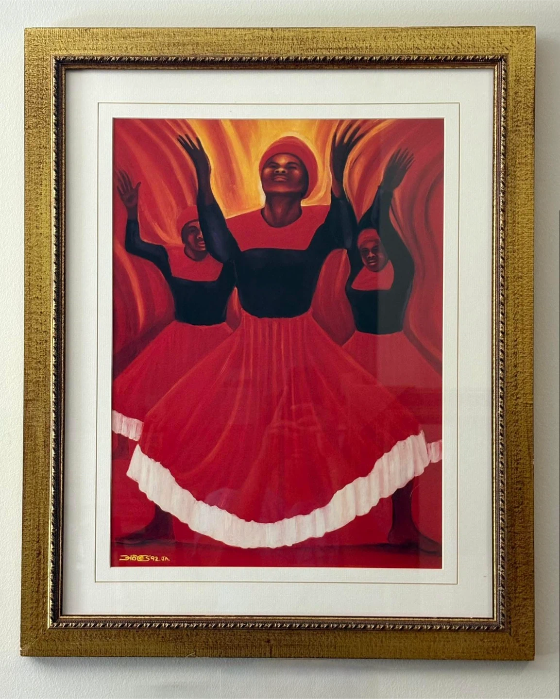 Framed wall art