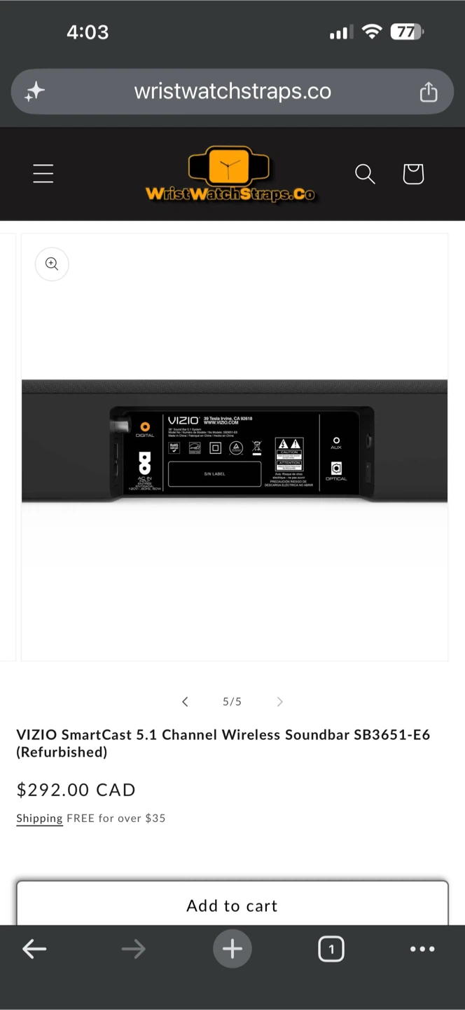 Vizio 36-inch 5.1-channel wireless soundbar system - photo 3