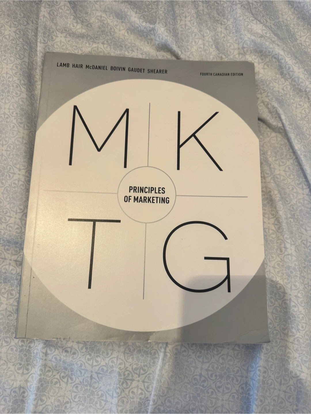 MKTG Principles of Marketing Fourth Canadian Edition Textbook