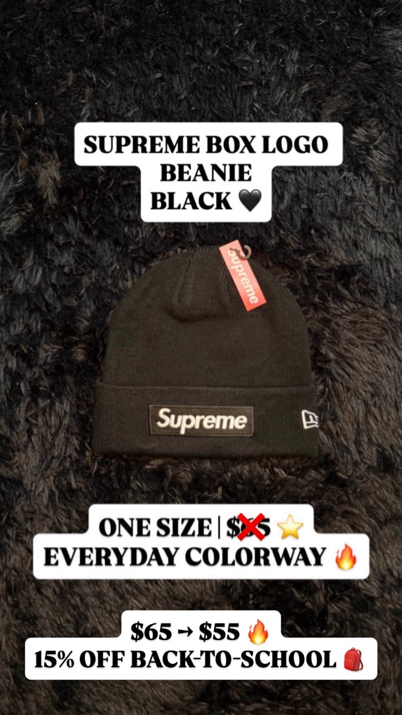 Supreme Box Logo Beanie - Dusty Pink