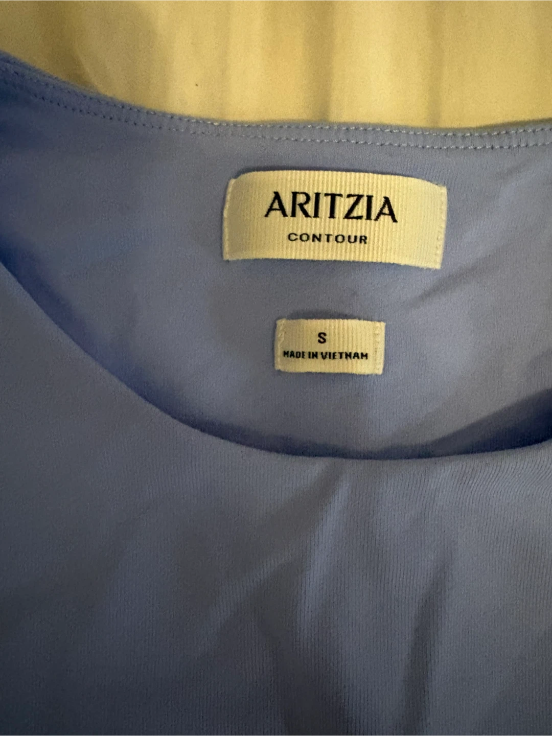 Aritzia Contour Short Sleeve Top – Light Blue 🩵 - photo 2