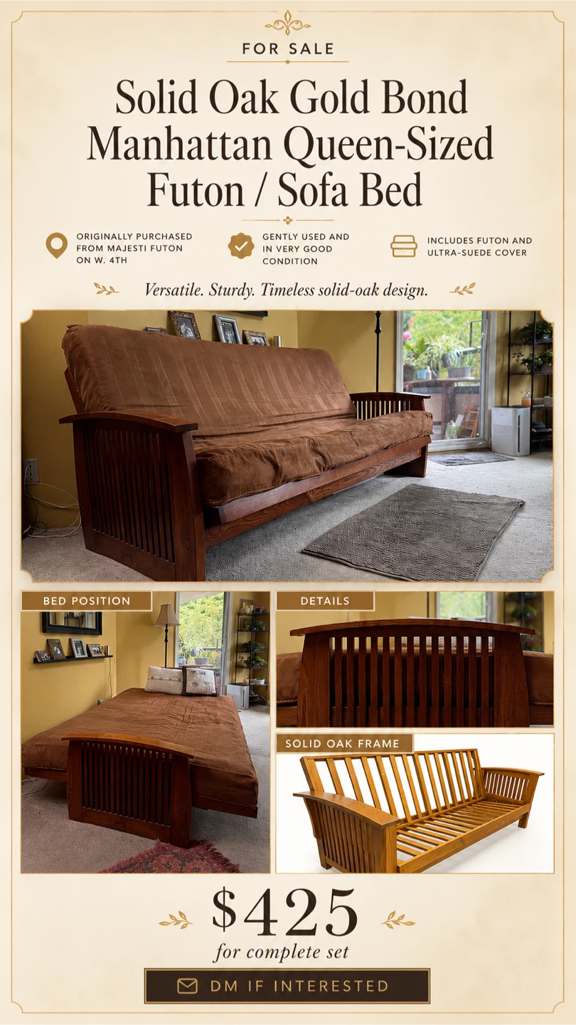 High End Futon Sofa Bed