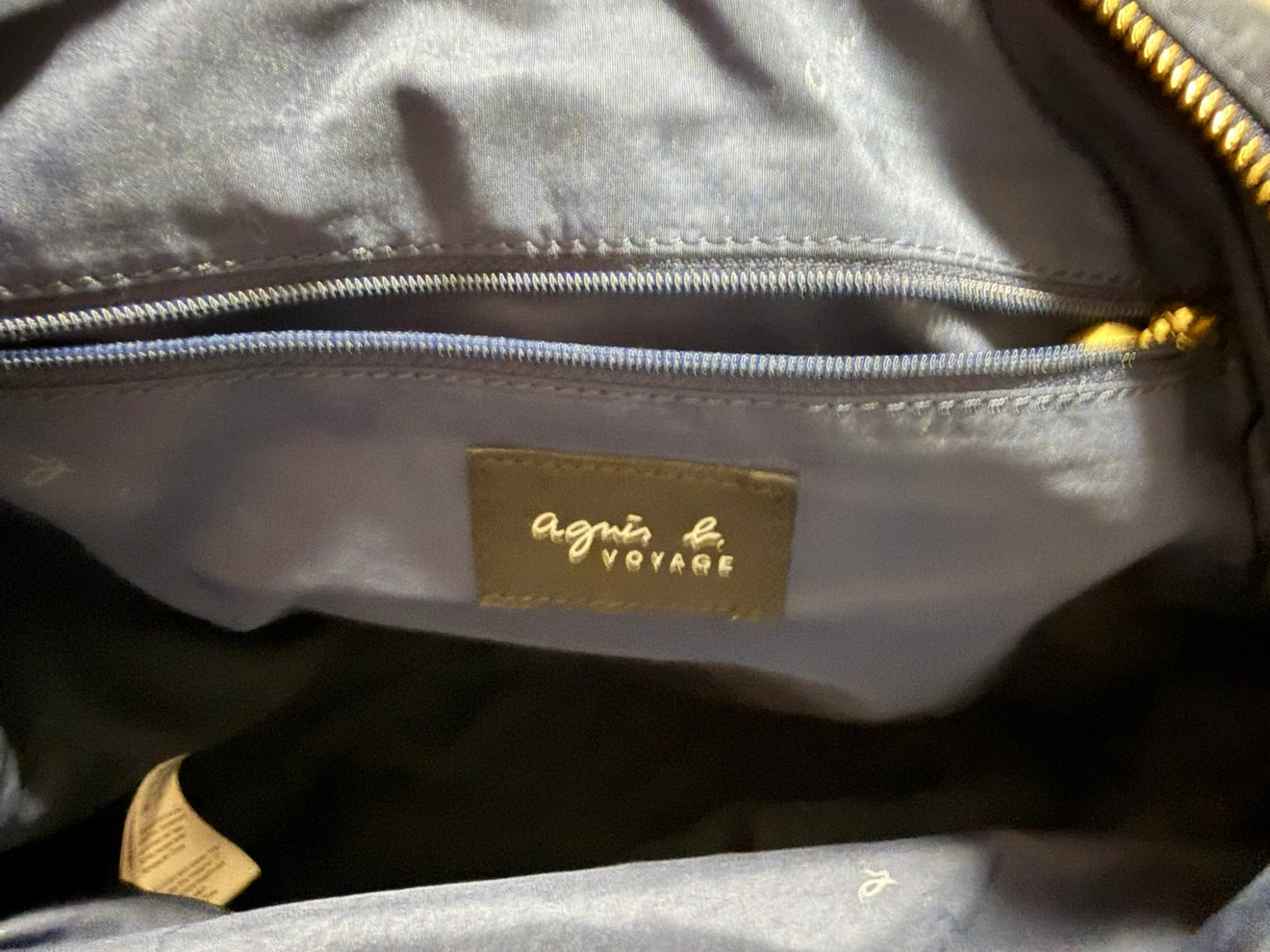 Agnès b. VOYAGE Navy Nylon Tote Bag - photo 3