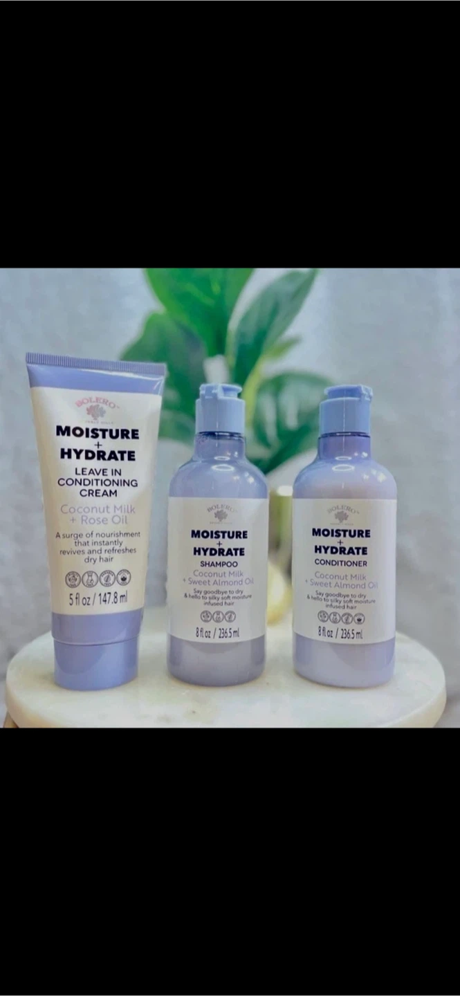 Bolero Moisture + Hydrate Hair Care Set