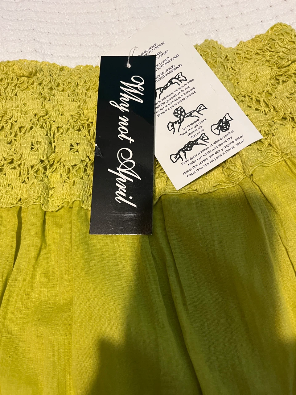 Why Not April Cotton Skirt Apple Green Medium - photo 3