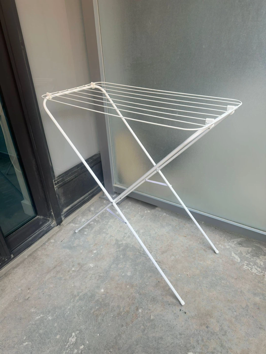 White Folding Laundry Drying Rack