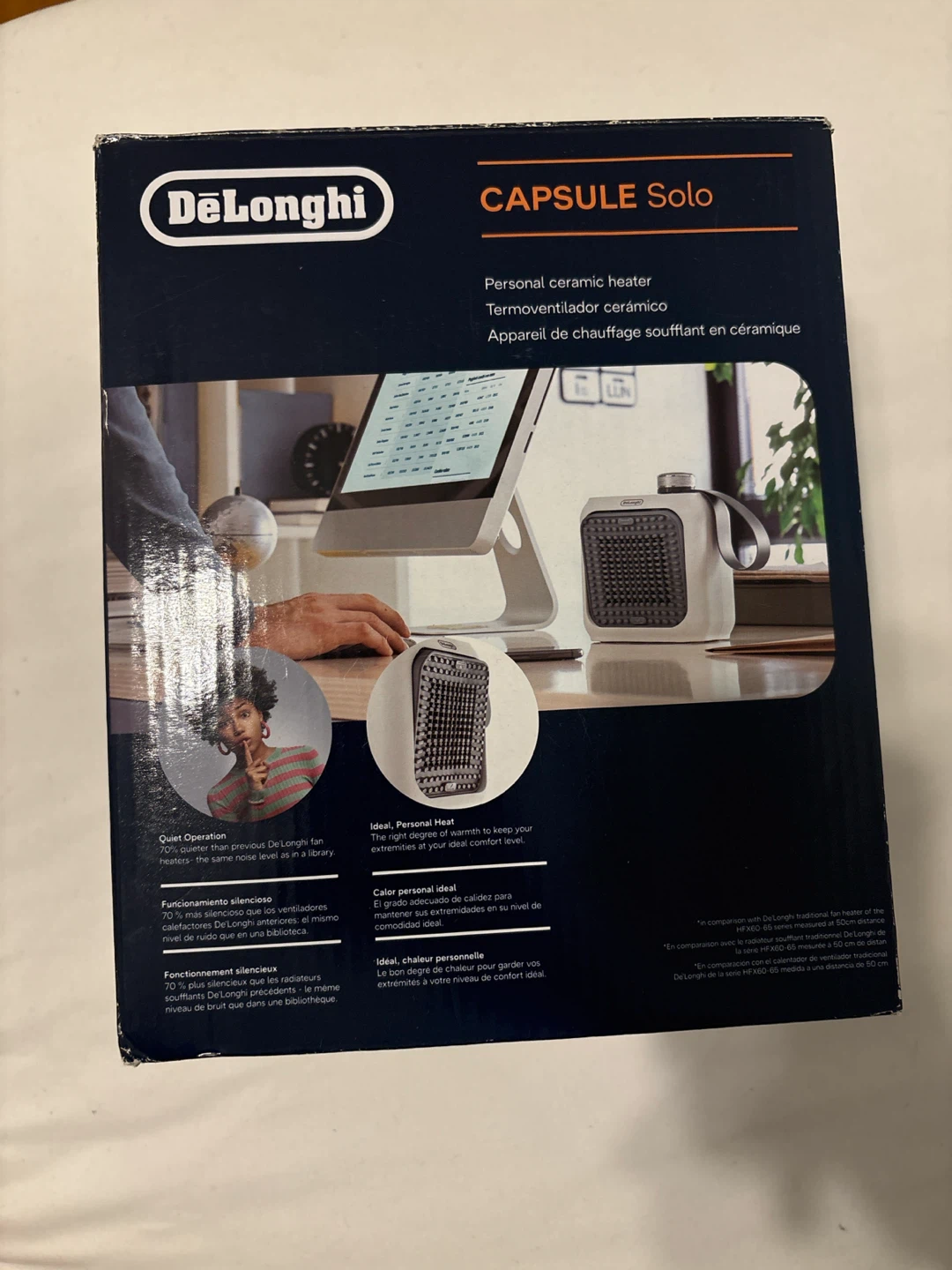 De'Longhi CAPSULE Solo Personal Ceramic Heater