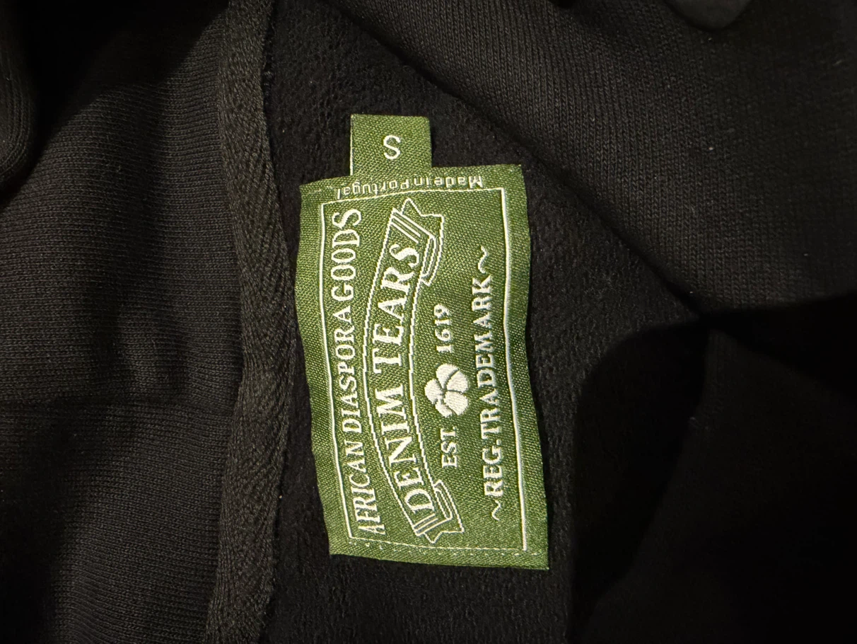 Denim tears hoodie black and black - photo 3