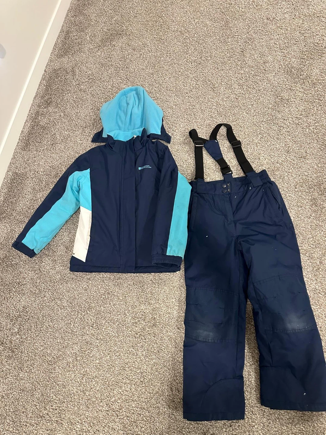 Mountain Warehouse Navy and Blue Kids Snow Suit
