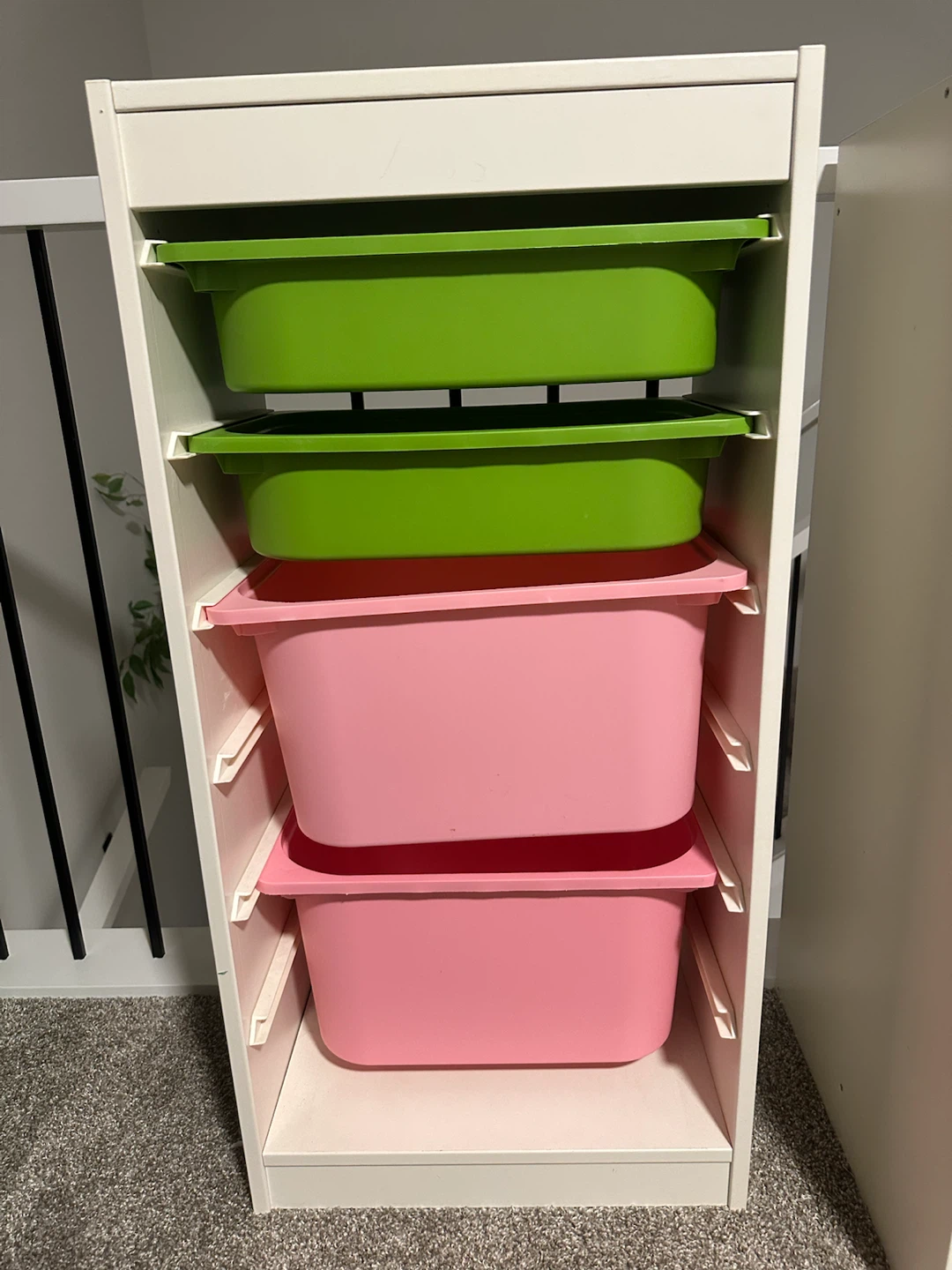 IKEA TROFAST storage combination with bins