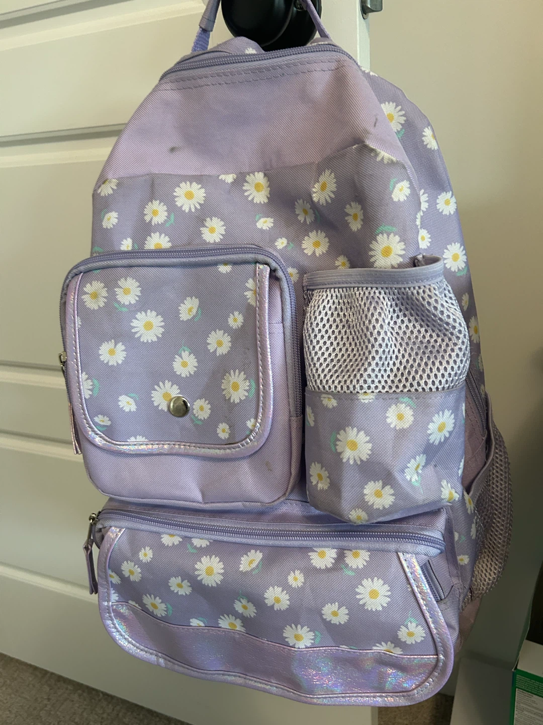 Kids Backpacks - Pink Rainbow & Purple Daisy Designs - photo 2