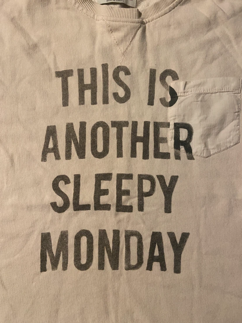 Zara Boys 'This Is Another Sleepy Monday' Graphic Tee 9/10 yrs - photo 2
