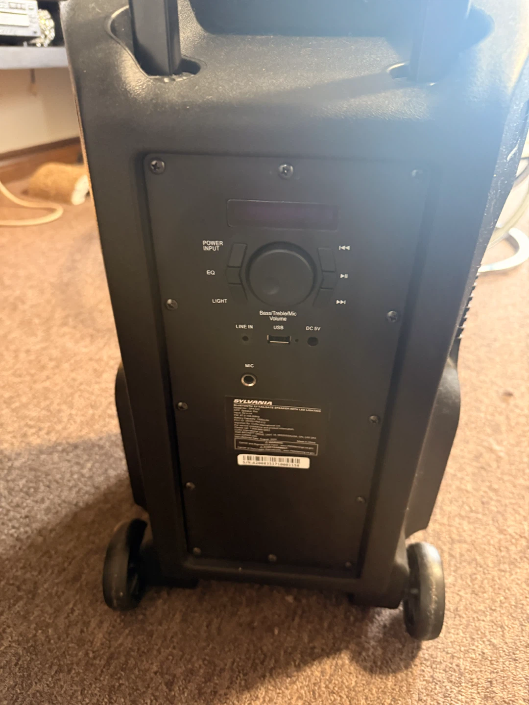 Sylvania 12 inch Bluetooth Tailgate Speaker with LED - photo 3