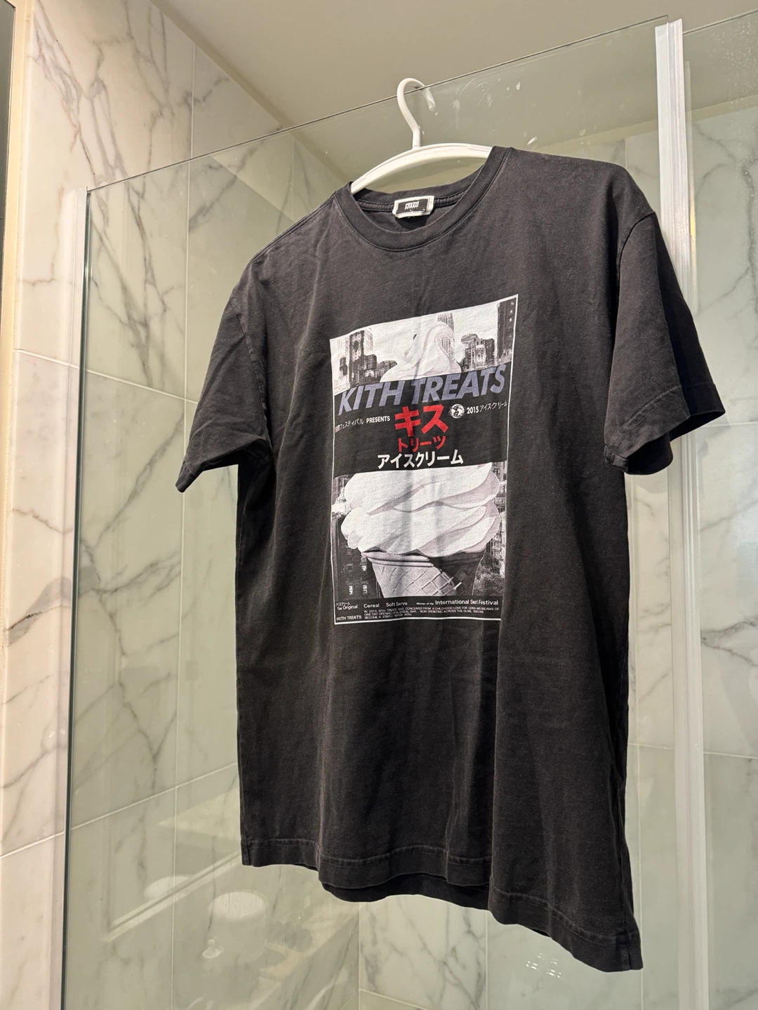 Mens Kith Treats International Soft Serve T-Shirt Black XS
