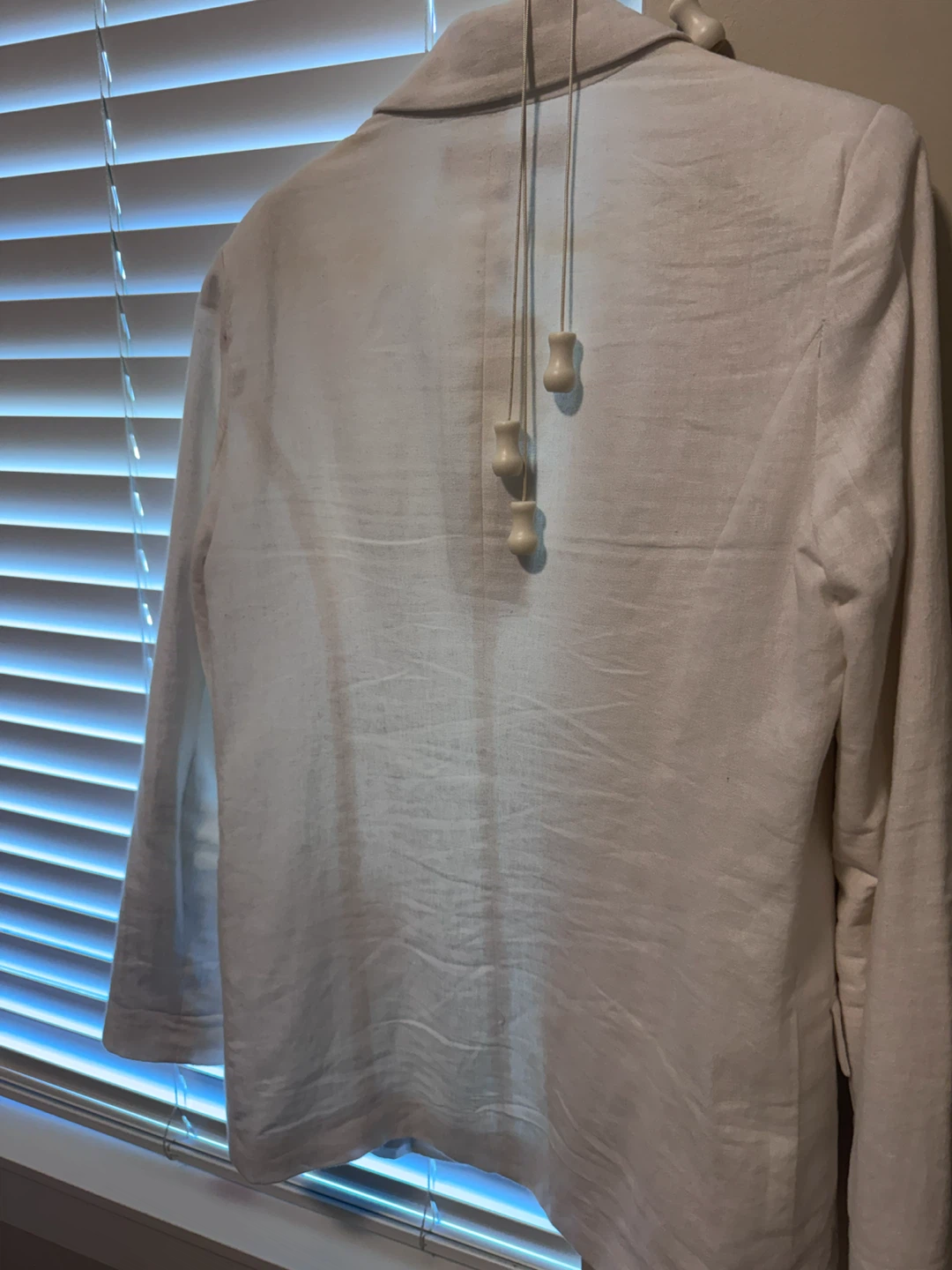 Jules & Leopold White Linen Blazer XS/TP - photo 3