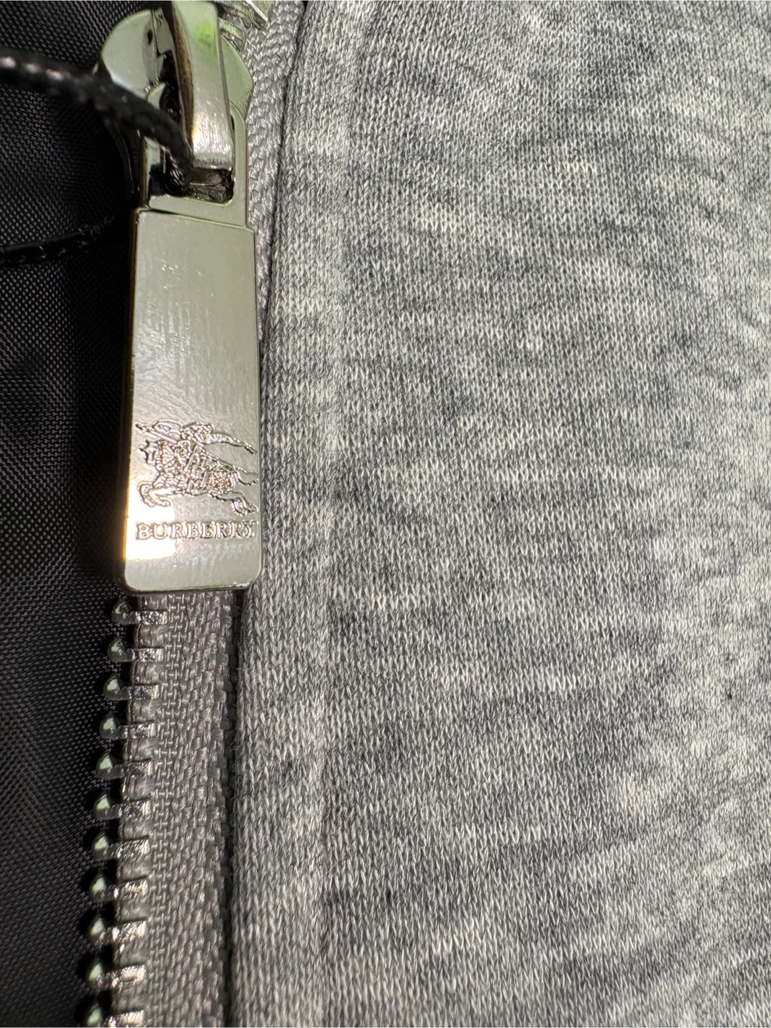 Burberry Grey Zip-Up Hoodie - photo 3