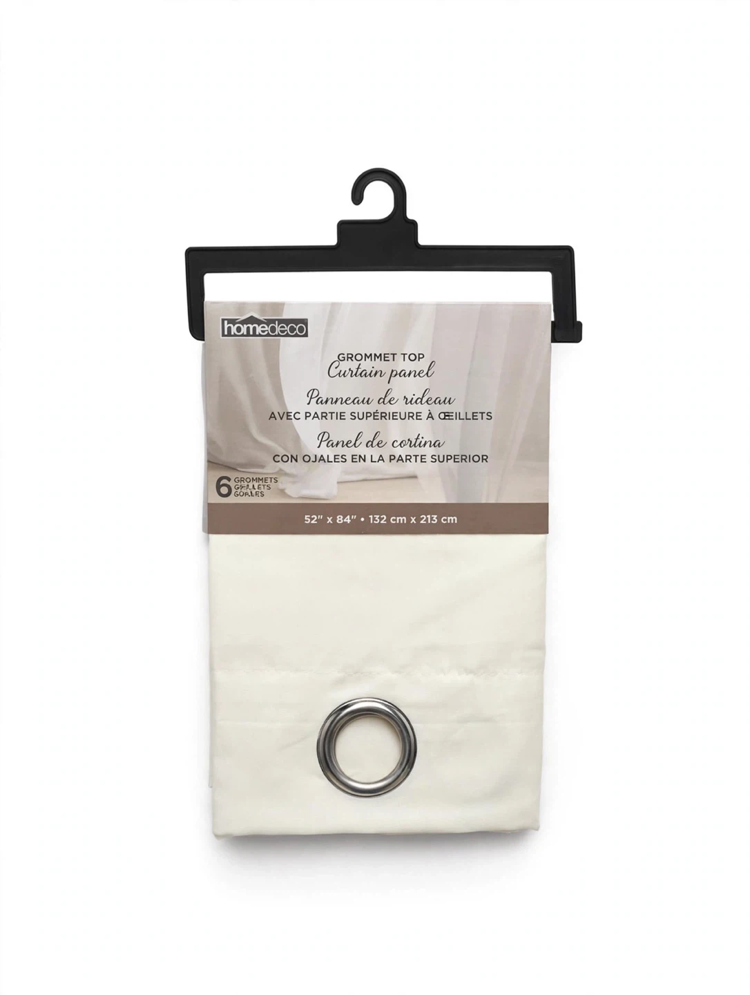 Home Deco Grommet Top Curtain Panel