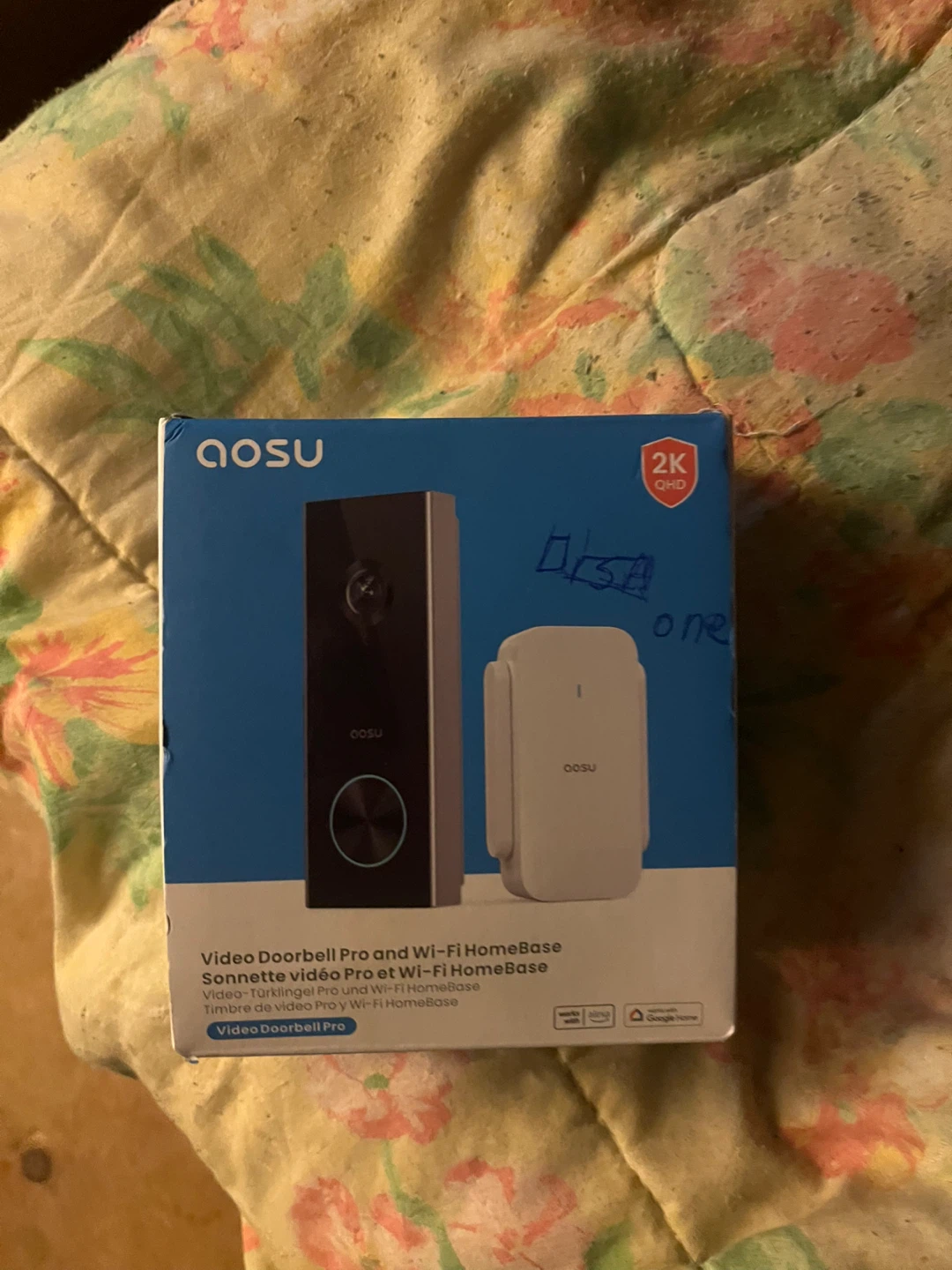 Aosu Video Doorbell Pro and Wi-Fi HomeBase