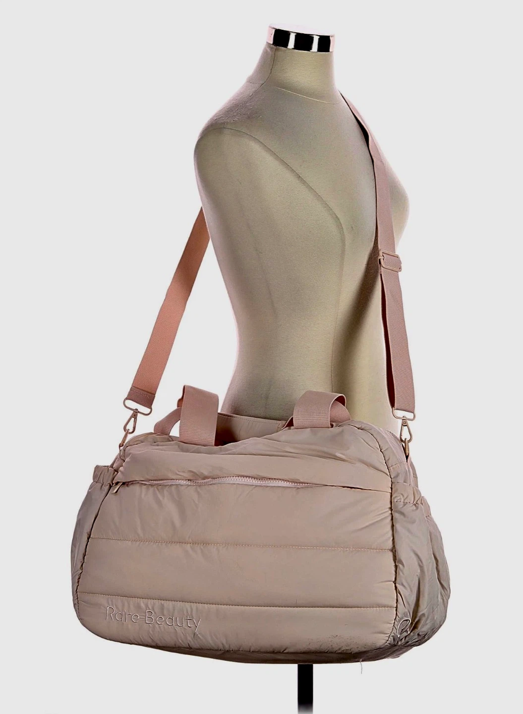 Rare Beauty Puffer Duffle Bag - Pink
