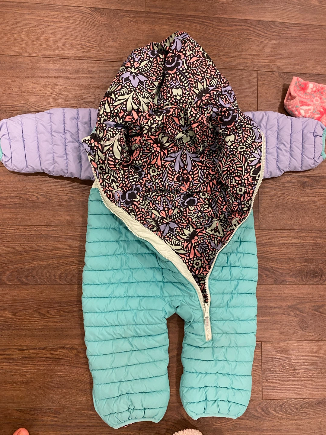 12-18 months girl’s Columbia reversible bunting - photo 3